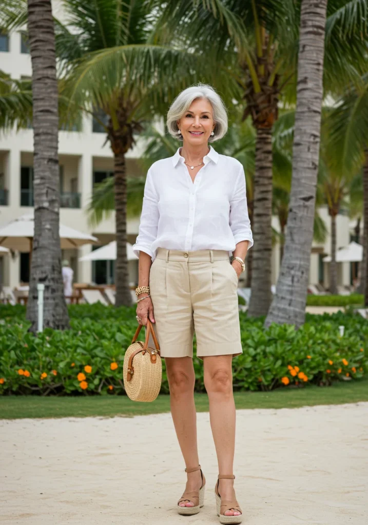 Shorts Styles for Women Over 60