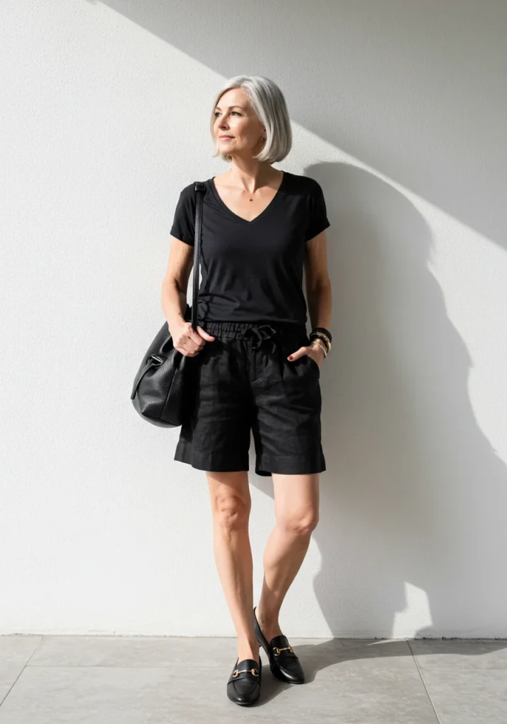 Shorts Styles for Women Over 60