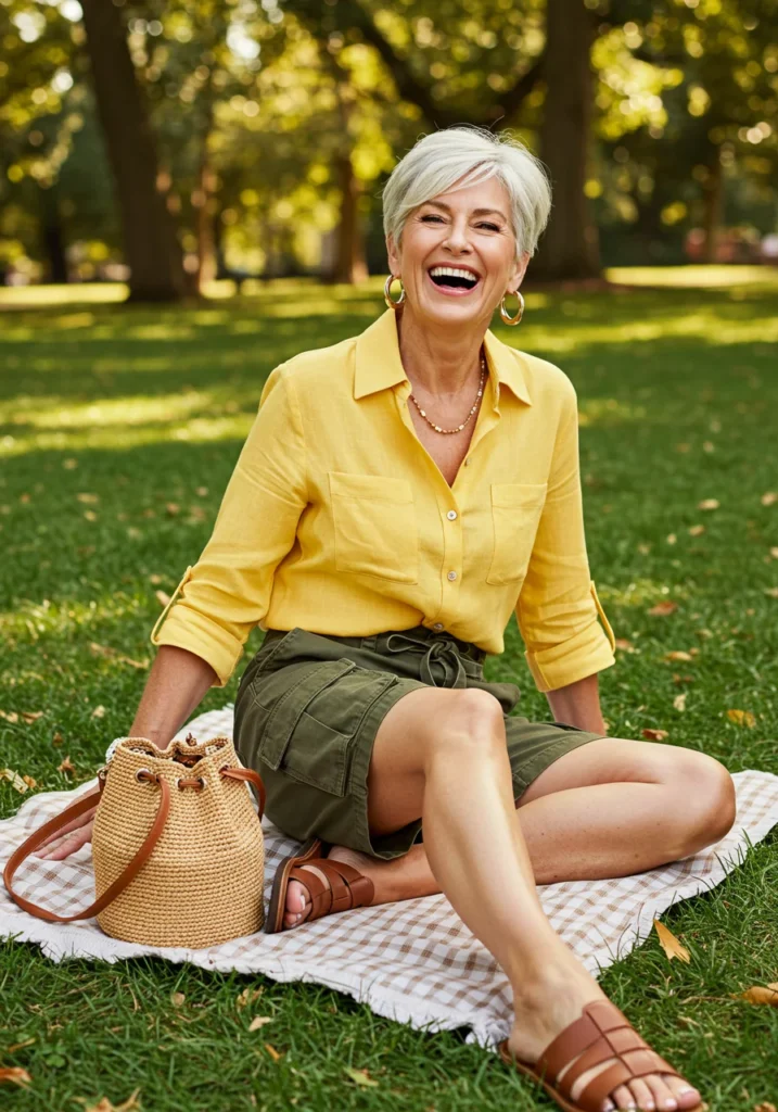 Shorts Styles for Women Over 60