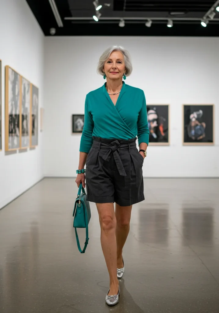 Shorts Styles for Women Over 60