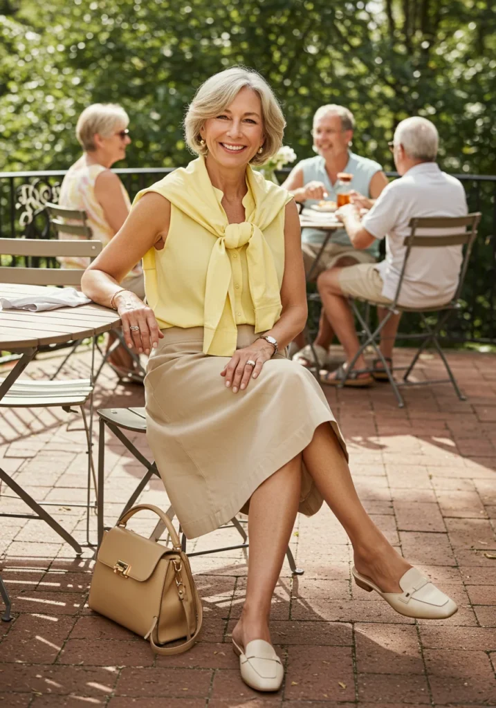 Women Over 50 Wear Sleeveless Tops