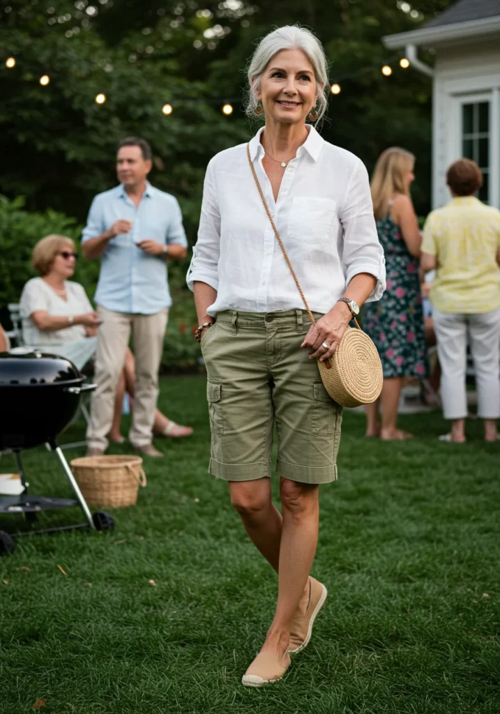 Casual Summer Outfits for Backyard BBQs Over 50
