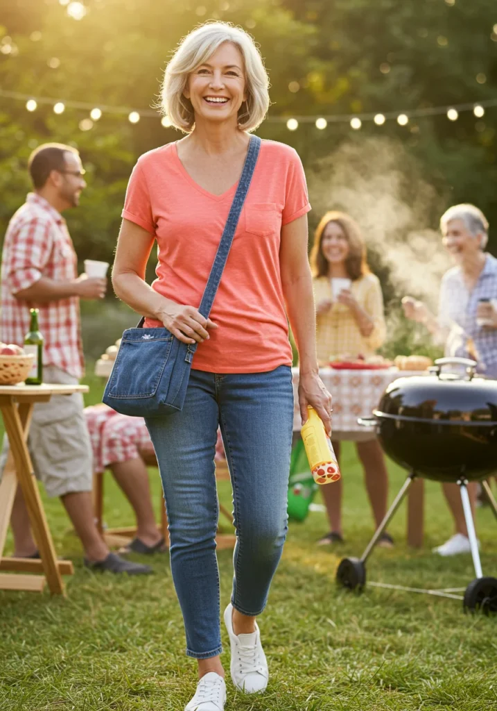 Casual Summer Outfits for Backyard BBQs Over 50