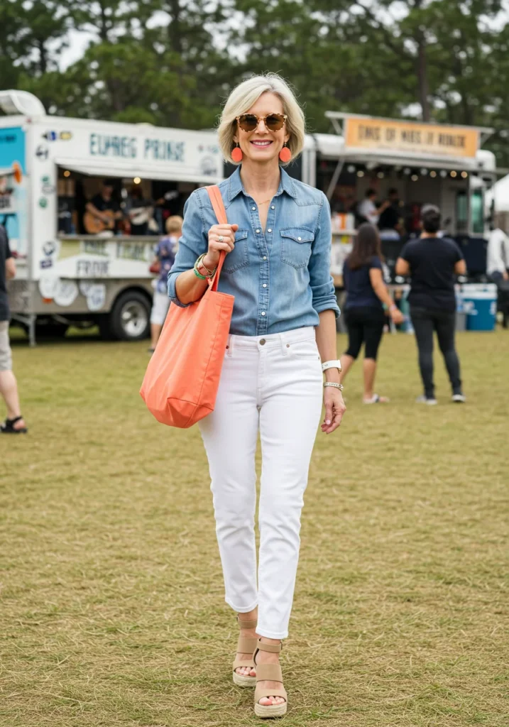 Gulf Coast Jam Outfits for Women Over 50