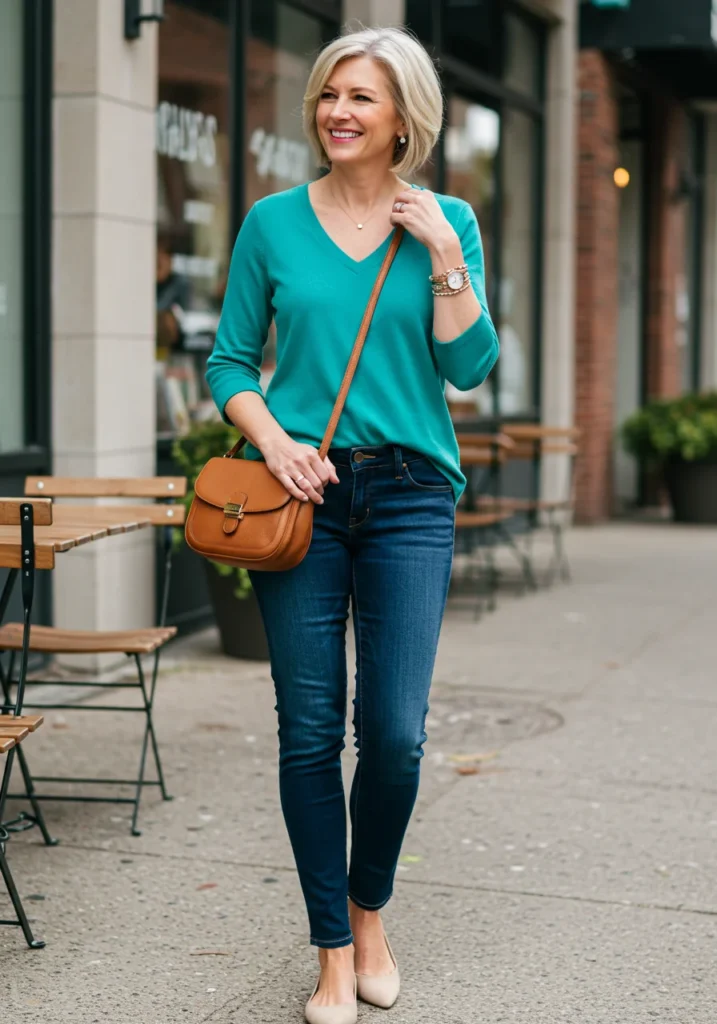 Afternoon Hangouts Brunch outfit over 40