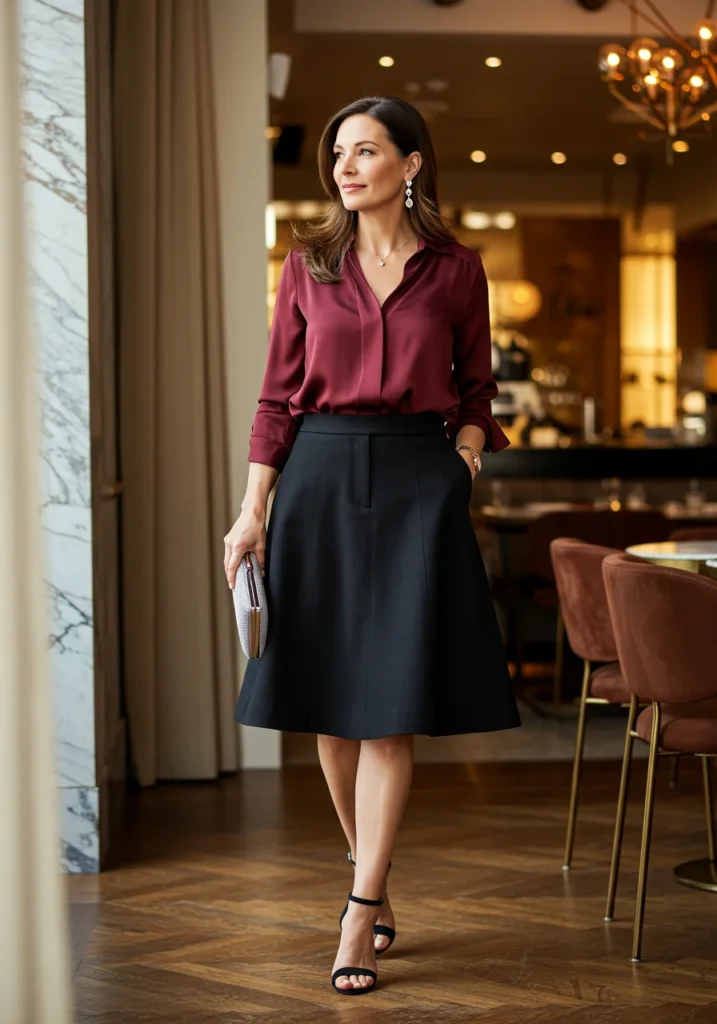 Day-to-Night Brunch outfit for women over 40