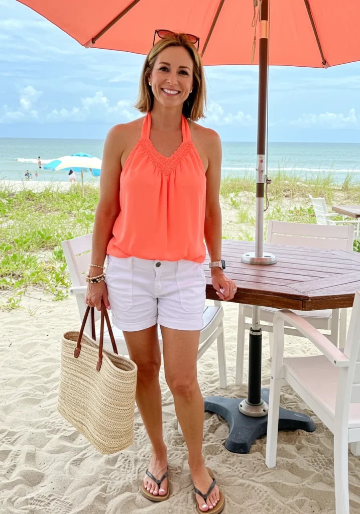 Breezy for Beachy Brunch outfit for women over 40