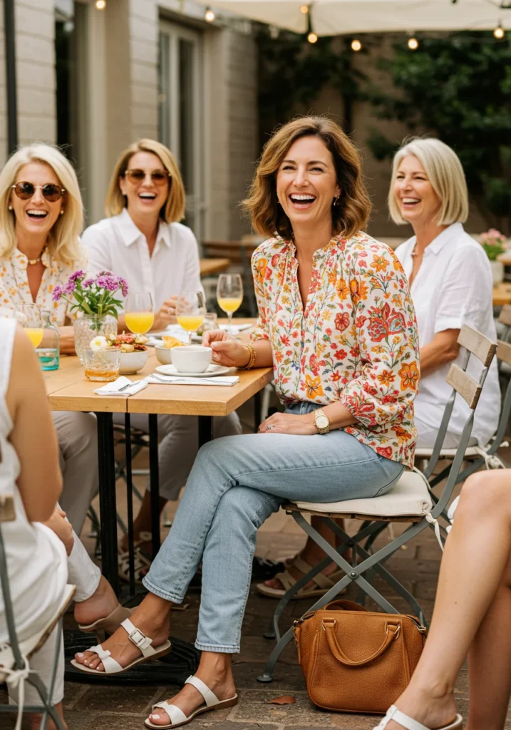 Playful for Weekend Brunch women over 40