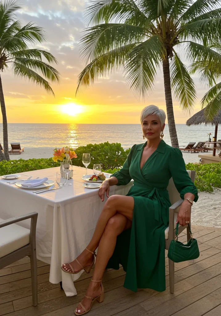 Beach Vacation Outfit for Women Over 40