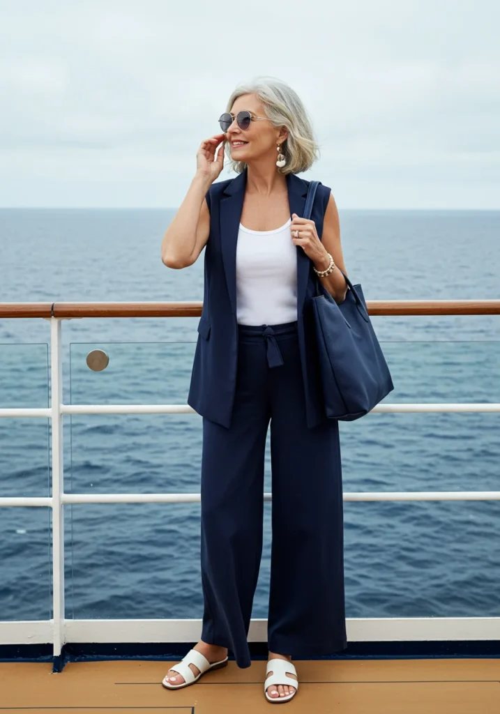 Beach Vacation Outfit for Women Over 40