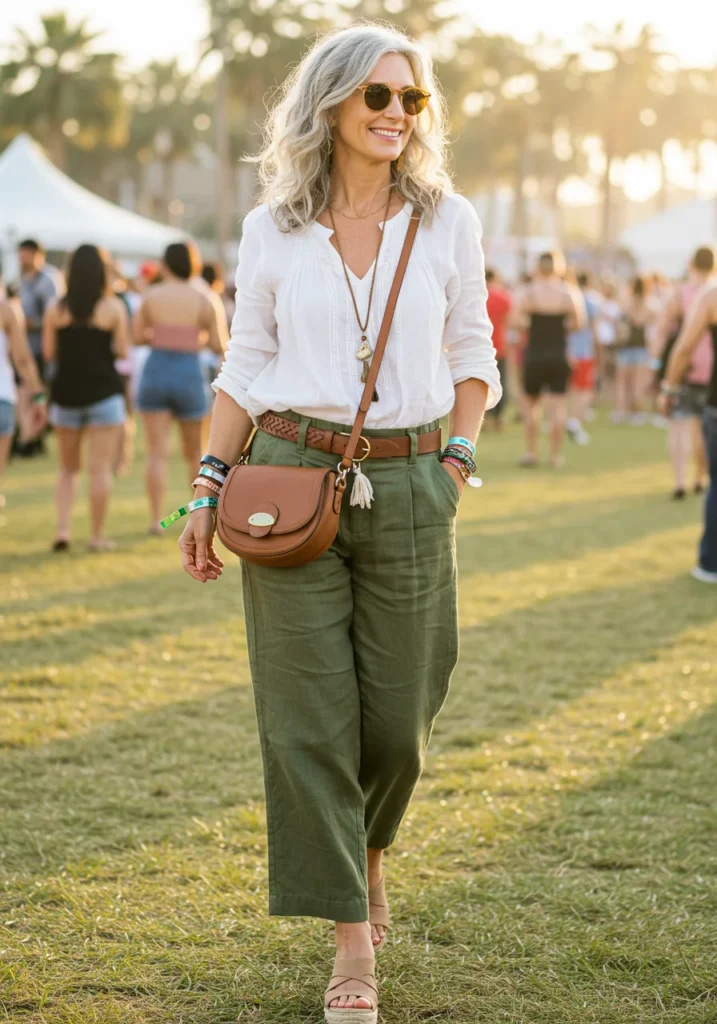 California Roots Music & Arts Festival Outfits for Women Over 50