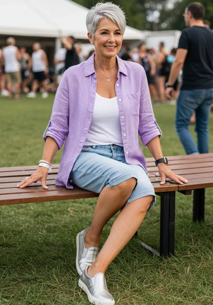 California Roots Music & Arts Festival Outfits for Women Over 50