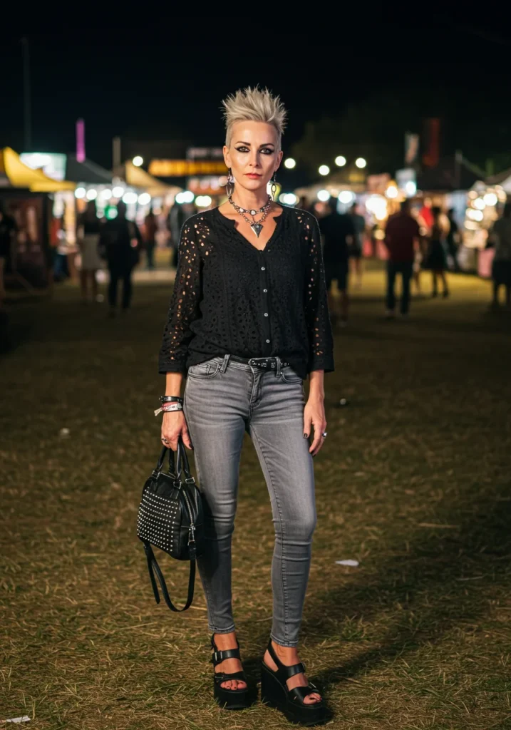 California Roots Music & Arts Festival Outfits for Women Over 50