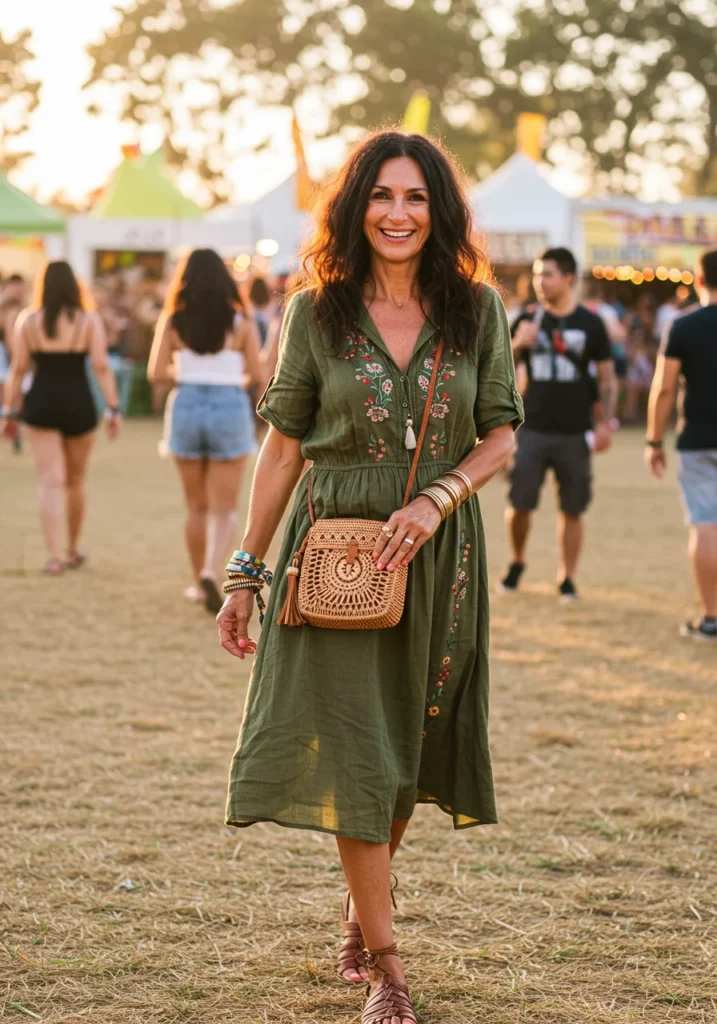 California Roots Music & Arts Festival Outfits for Women Over 50