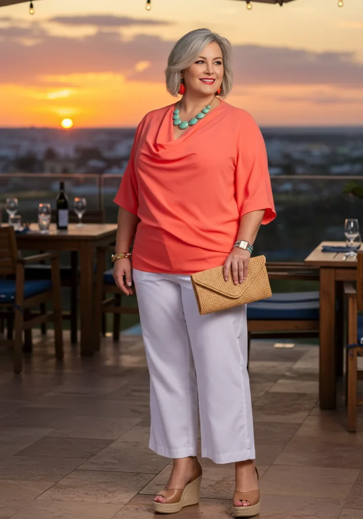 Plus Size Party Outfits for Women Over 50