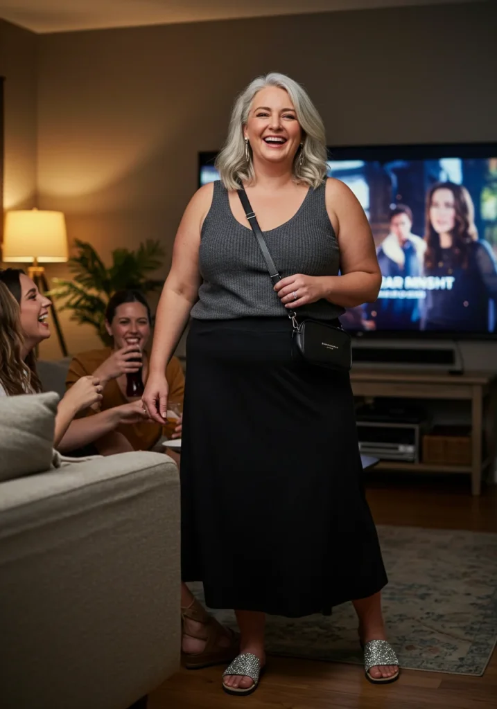 Plus Size Party Outfits for Women Over 50