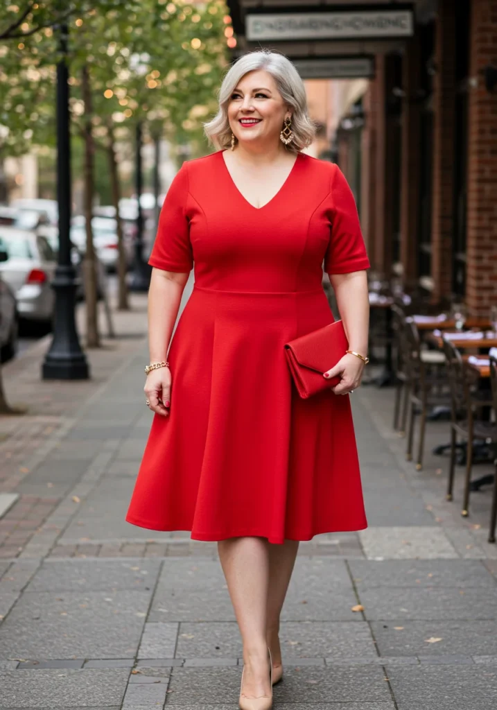 Plus Size Party Outfits for Women Over 50