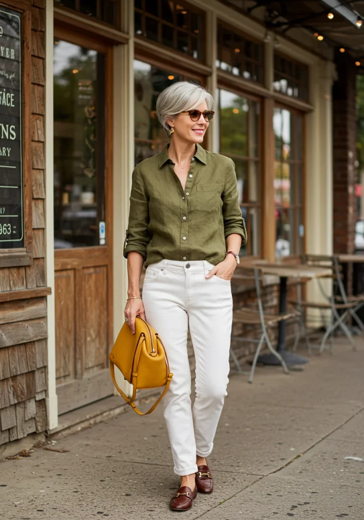 Lunch Date Outfit for Women Over 40