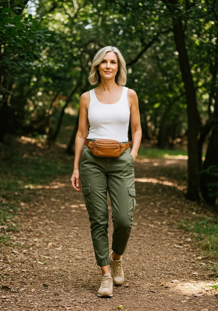 Summer Hiking Outfit For Women Over 40