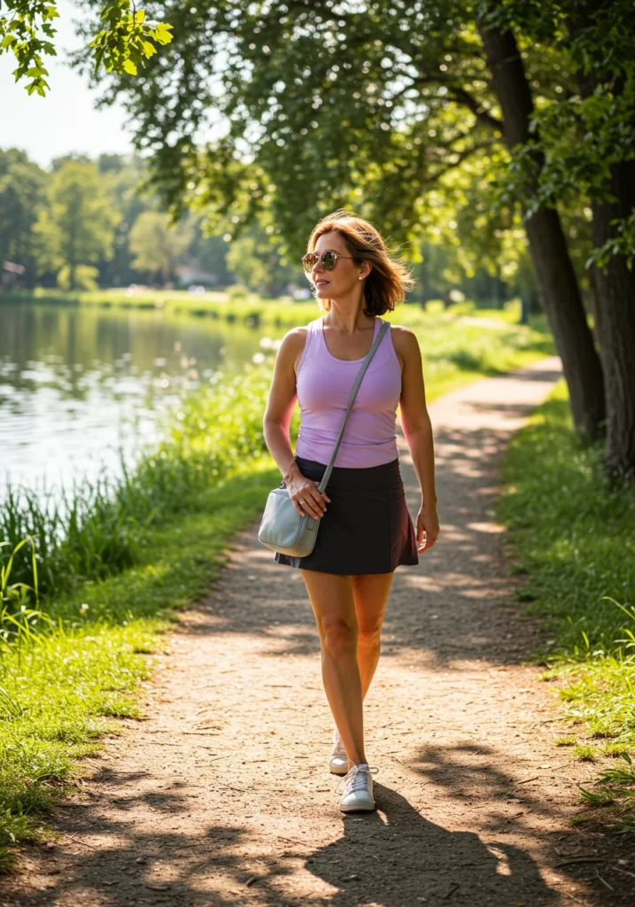 Summer Hiking Outfit For Women Over 40