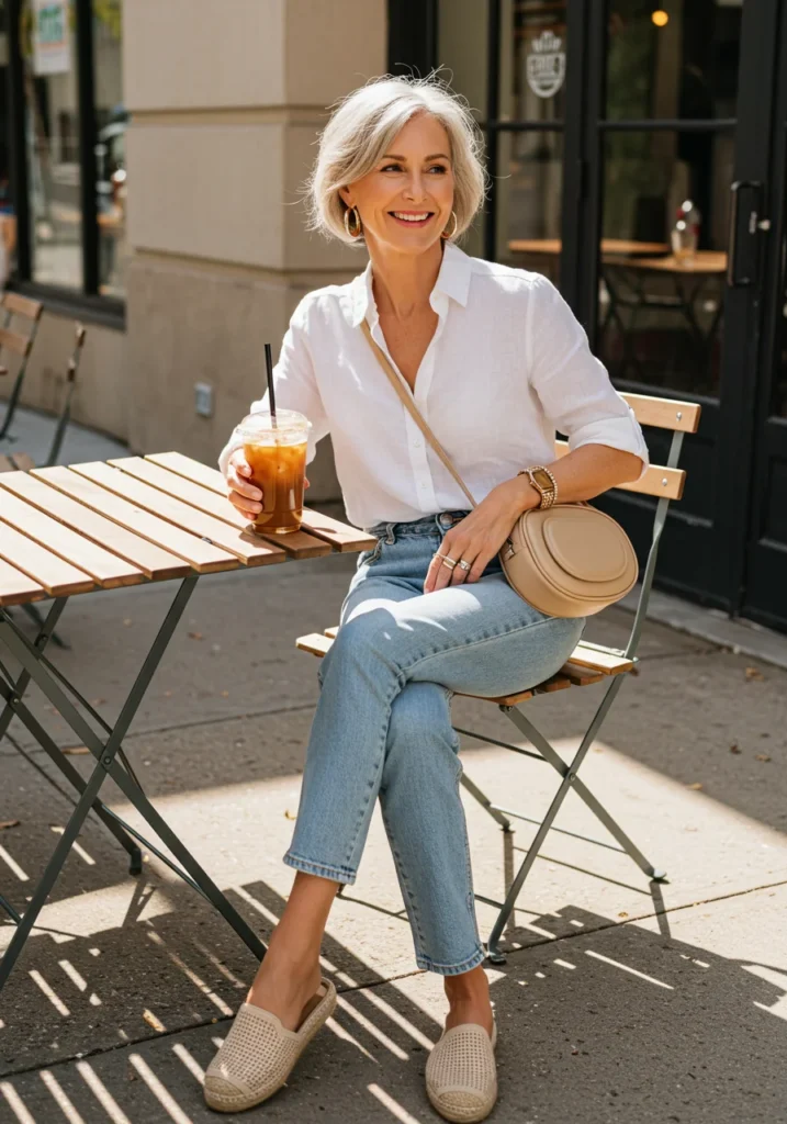 High-Waisted Jeans for Women Over 60