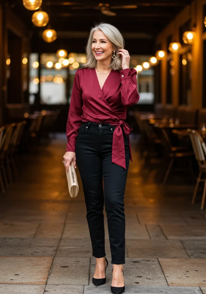 High-Waisted Jeans for Women Over 60