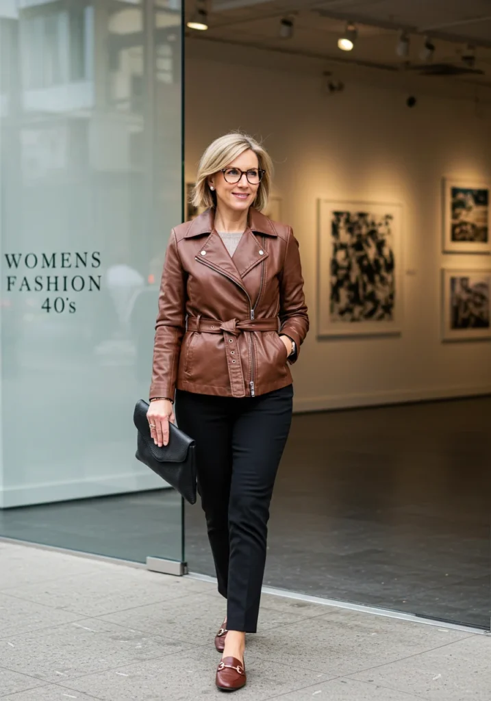 Leather Jacket Outfits