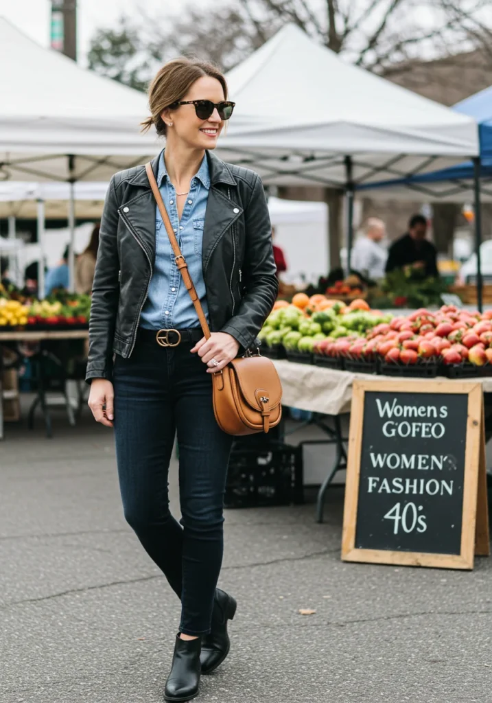 Leather Jacket Outfits