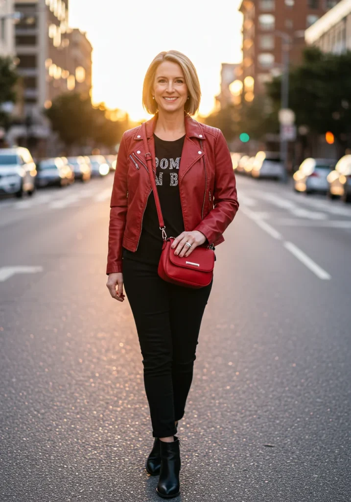 Leather Jacket Outfits