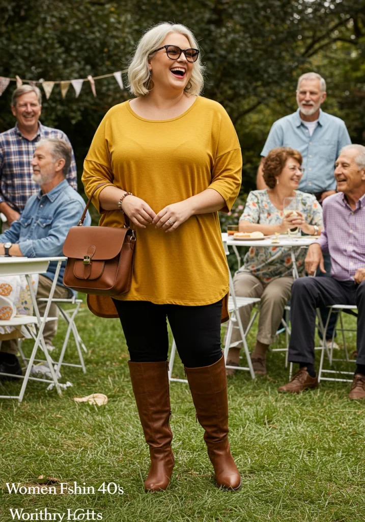Plus Size Fall Outfits for Women Over 50