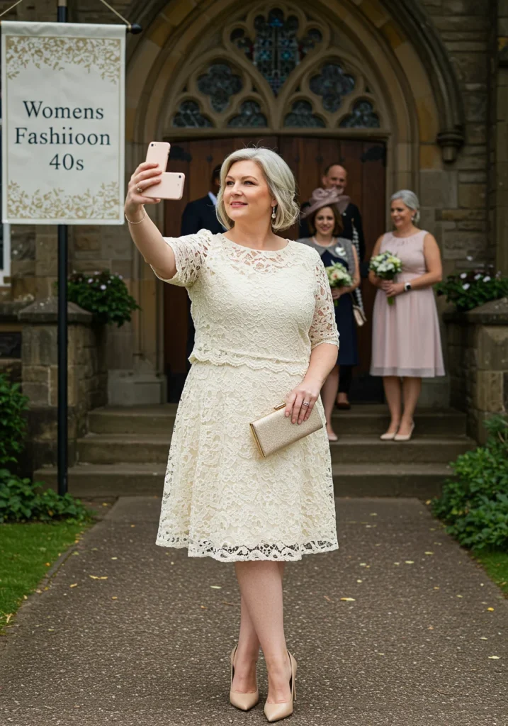 Plus Size Wedding Dress for Women Over 50