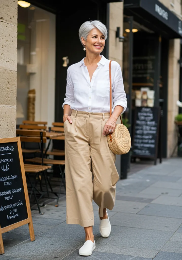 Wide-Leg Trousers for Women Over 50
