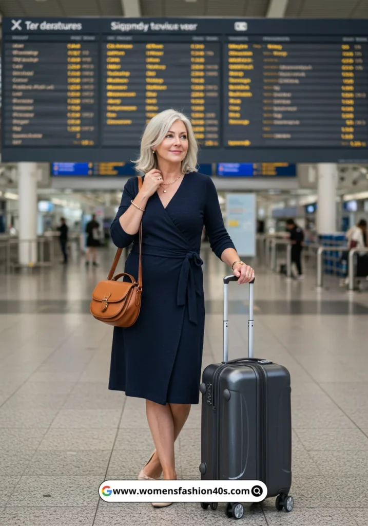 Airport Outfit for Women Over 50