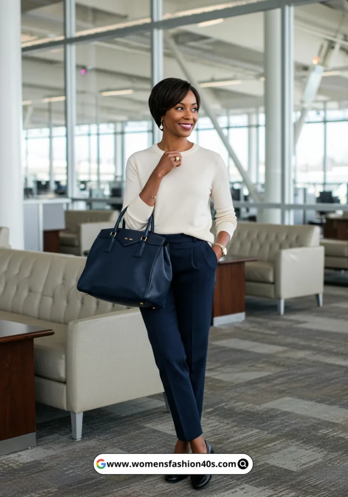 Airport Outfit for Women Over 50