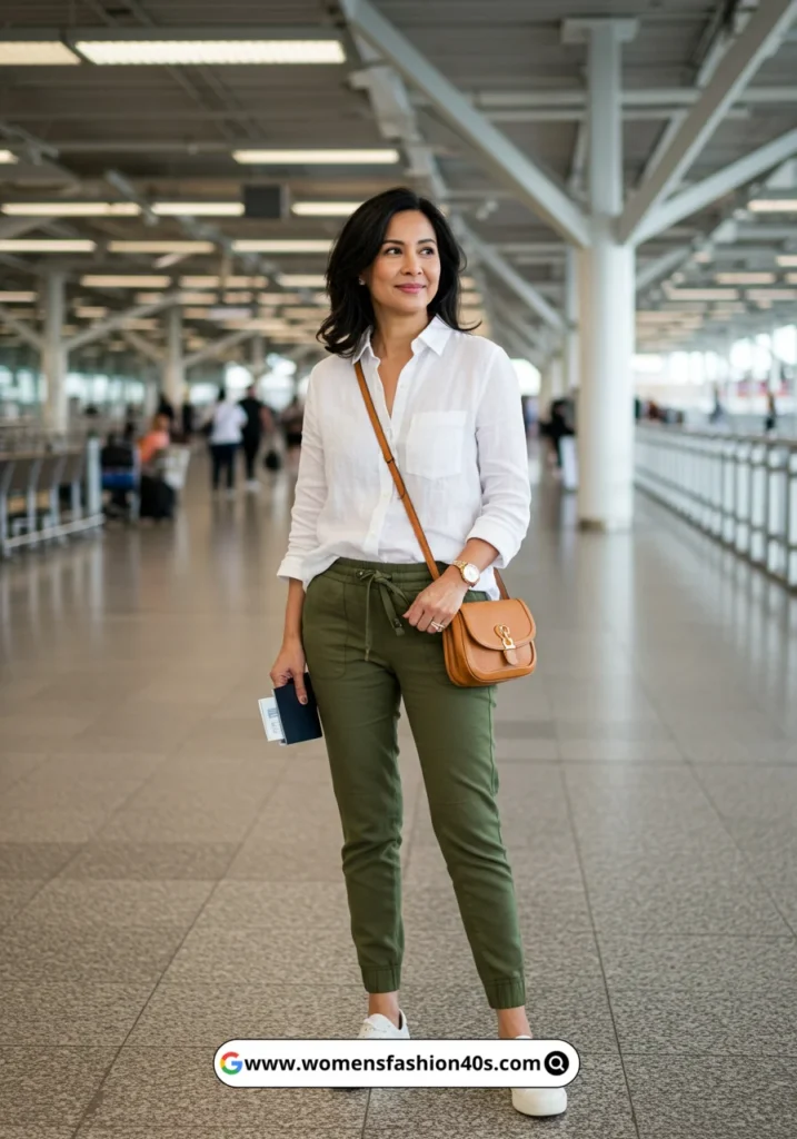 Airport Outfit for Women Over 50
