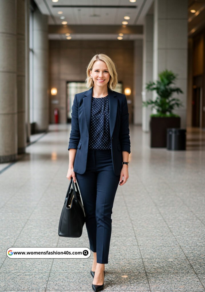 Office Formal Outfit for Over 40