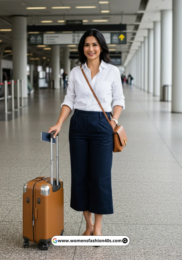 Travel Outfits for Women Over 40