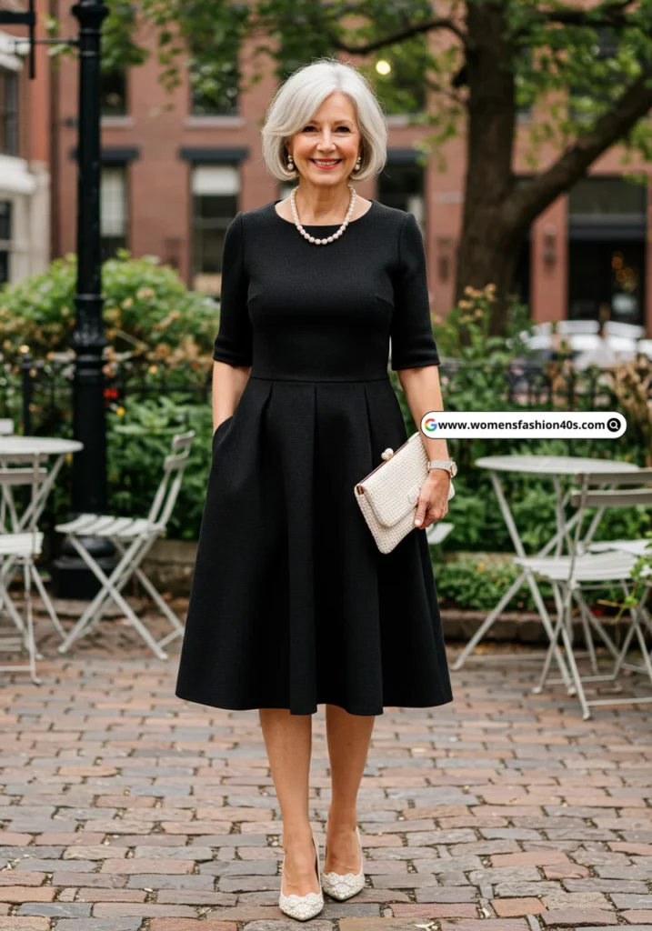 Little Black Dress for Women Over 60