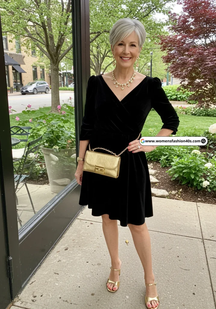 Little Black Dress for Women Over 60