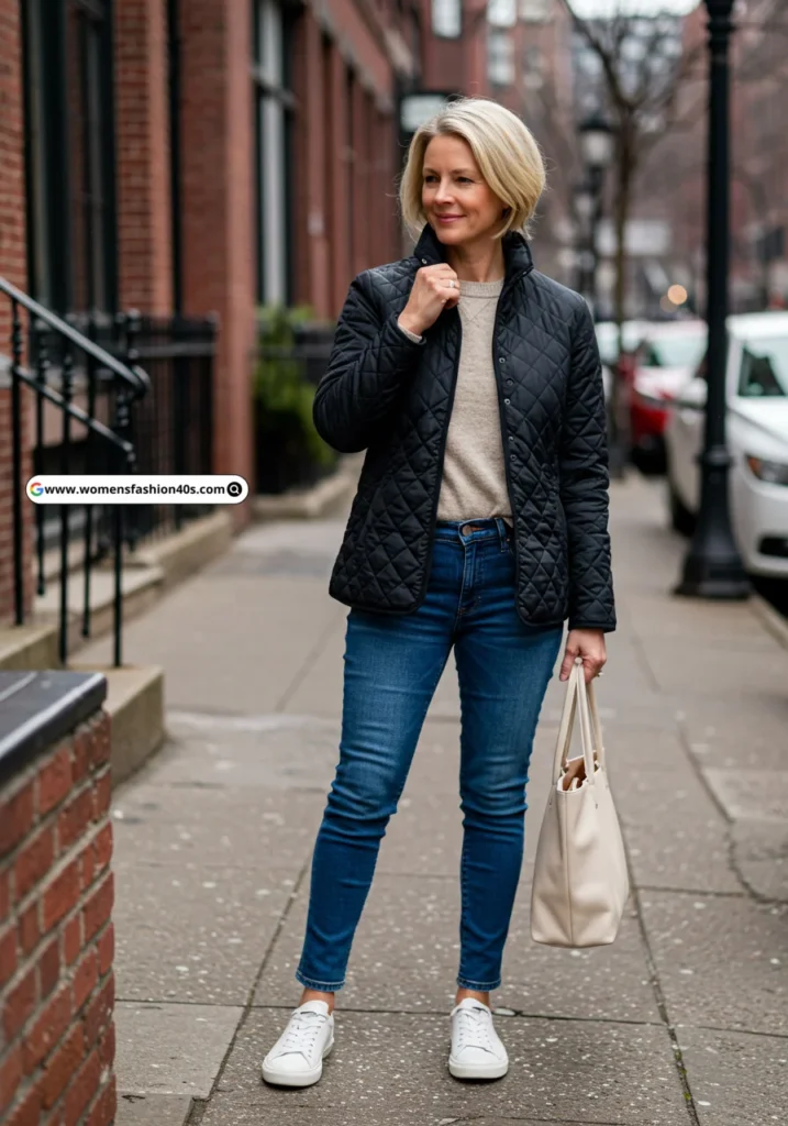 Quilted Jacket for Over 40