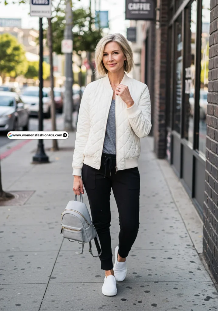 Quilted Jacket for Over 40