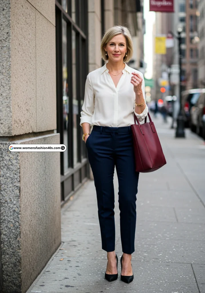 Silk Blouse for Women Over 40