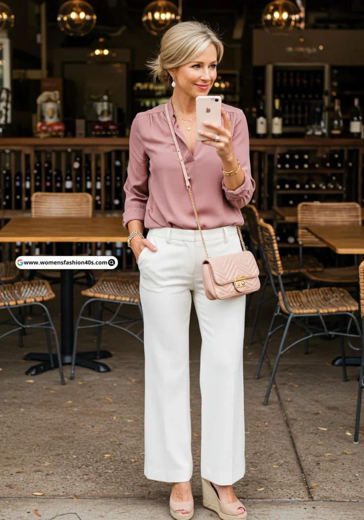 Silk Blouse for Women Over 40