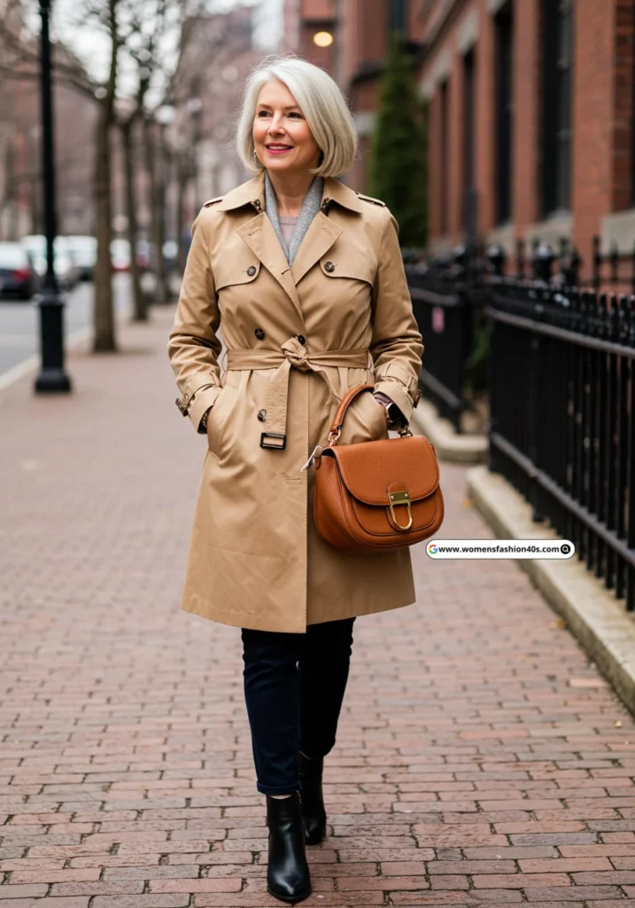 Trench Coats for Women Over 60