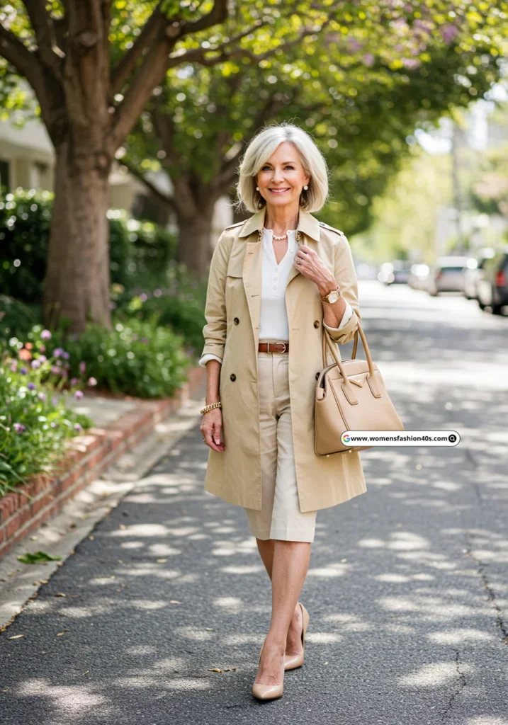 Trench Coats for Women Over 60
