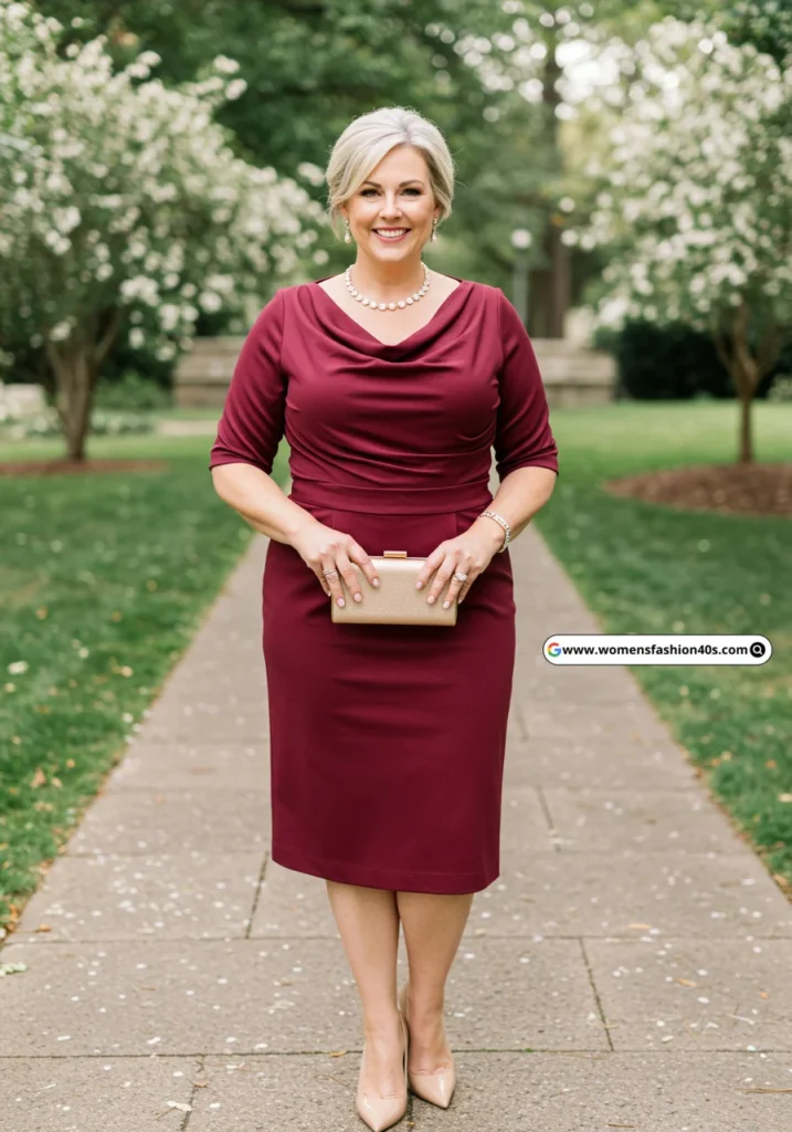 Plus-Size Mother of the Bride Dress