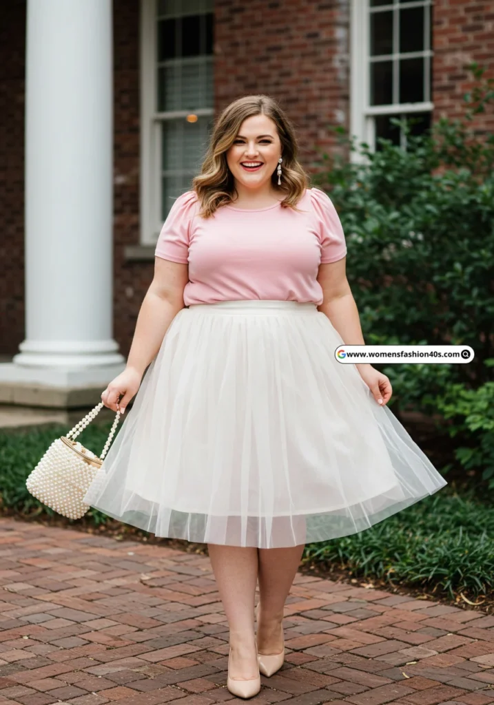 Plus Size Skirt Outfits
