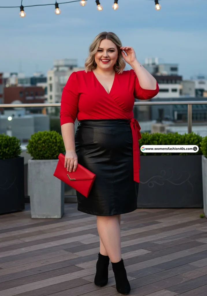 Plus Size Skirt Outfits