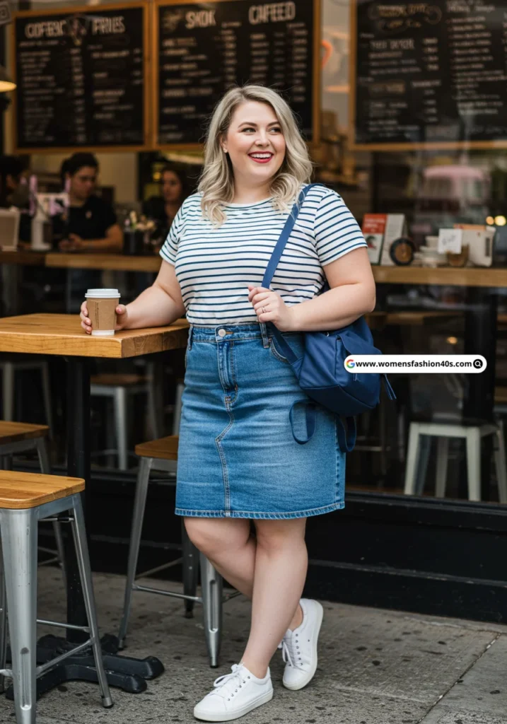 Plus Size Skirt Outfits