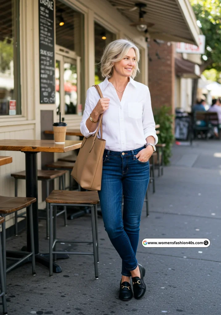 White Button Down Shirt